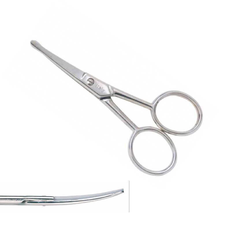 FORBICINA per PELI NASO punta curva 4" MUSTER manicure professionale 11314 estetista FORBICINA per PELI NASO punta curva 4" MUSTER manicure professionale 11314 estetista