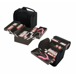 BEAUTY CASE BORSA MIA BAG XANITALIA NERA valigia ricostruzione unghie estetica BEAUTY CASE BORSA MIA BAG XANITALIA NERA valigia ricostruzione unghie estetica