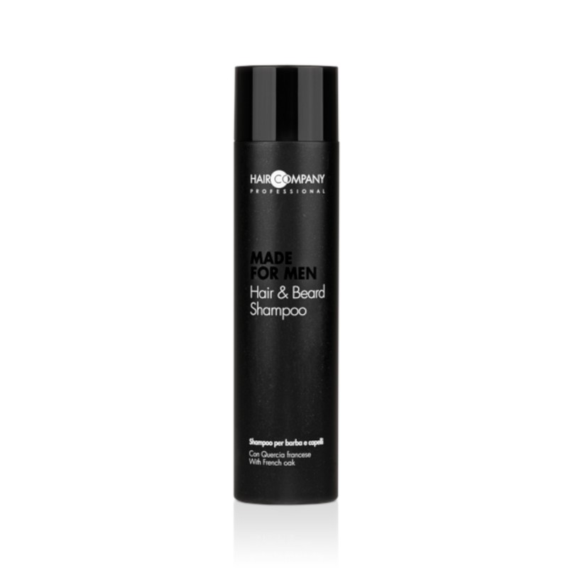 HAIR E BEARD SHAMPOO per capelli e barba uomo MADE FOR MEN HAIR COMPANY 250ml