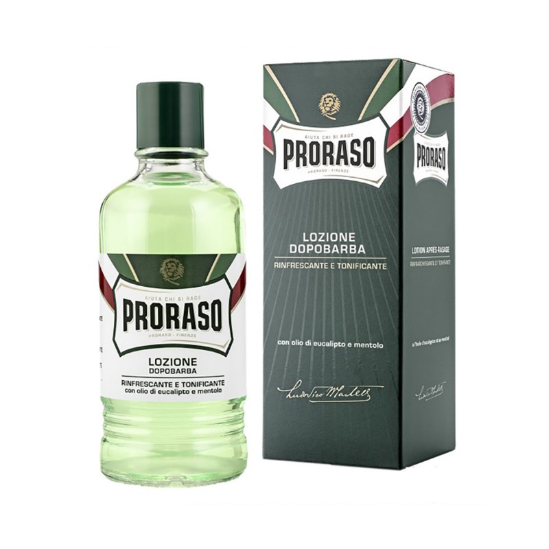 LOZIONE dopobarba professionale rinfrescante PRORASO 400ml rasatura barba uomo LOZIONE dopobarba professionale rinfrescante PRORASO 400ml rasatura barba uomo