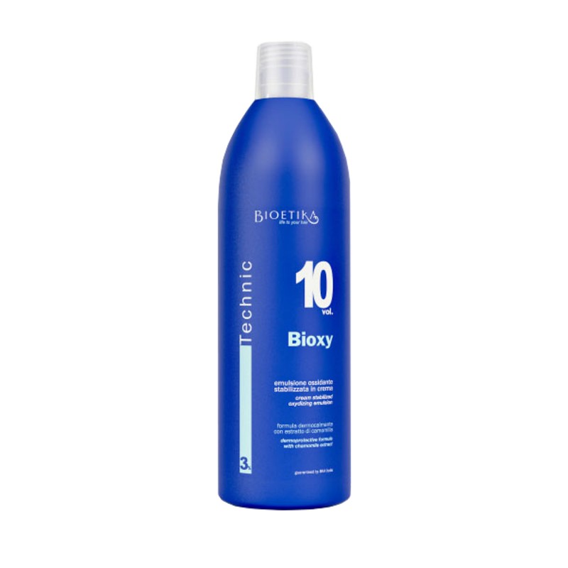 BIOETIKA BIOXY 10 - 20 - 30 - 40 volumi ossigeno peroxide per tintura BKA 1000ml