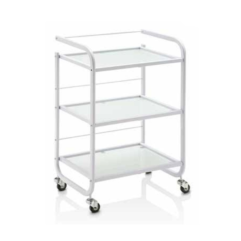 CARRELLO portaoggetti in alluminio PREMIUM 100 XANITALIA 3 ripiani per estetista CARRELLO portaoggetti in alluminio PREMIUM 100 XANITALIA 3 ripiani per estetista