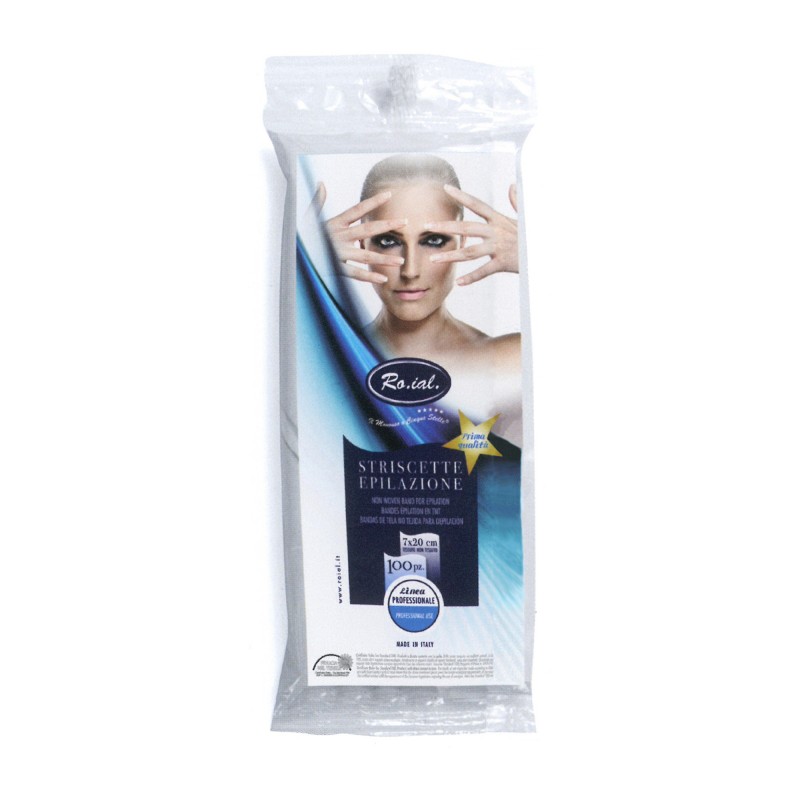 100 STRISCE pretagliate strappa cera TNT ROIAL professionali ceretta epilazione 100 STRISCE pretagliate strappa cera TNT ROIAL professionali ceretta epilazione