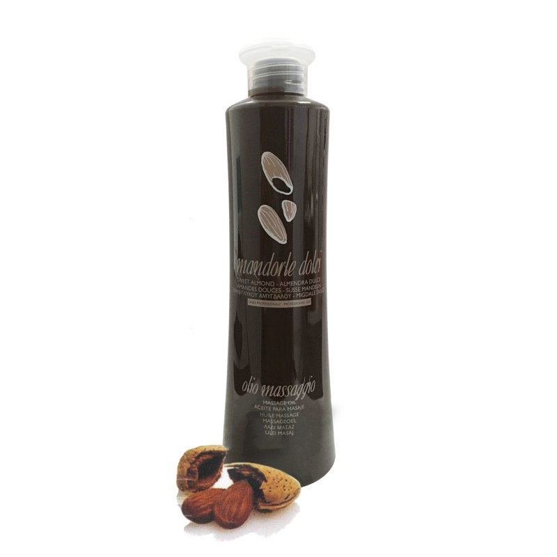 OLIO per MASSAGGIO naturale MANDORLE DOLCI ROIAL 500ml estetista professionale