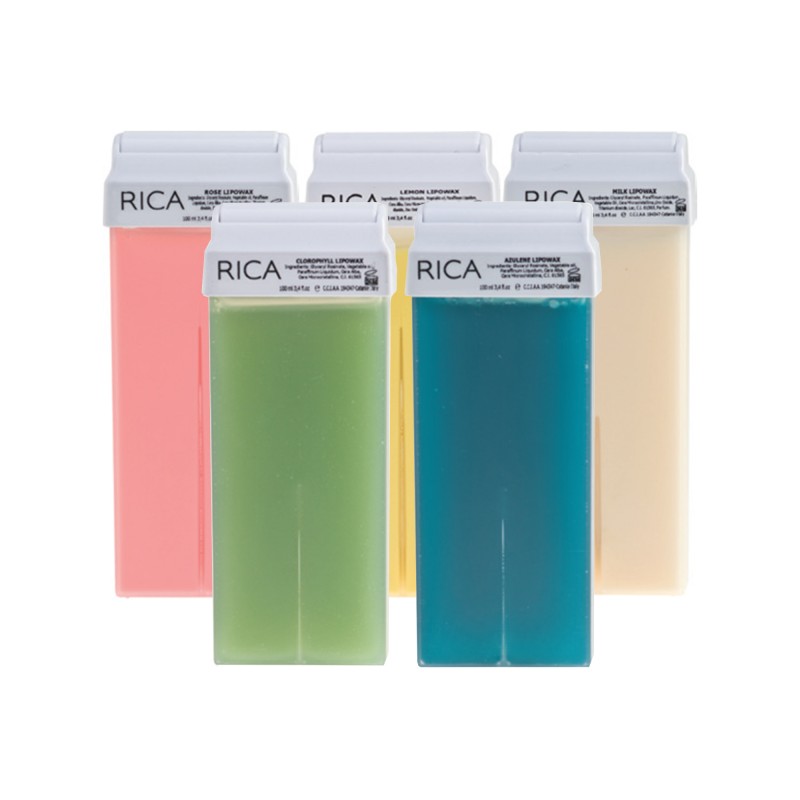 Ricarica CERA RICA cartucce rullo ceretta titanio miele 100ml