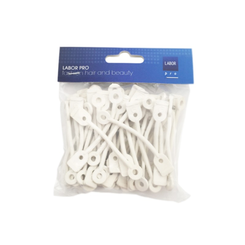 ELASTICO TONDO CORTO confezione da 50 pz per bigodini acconciatura capelli