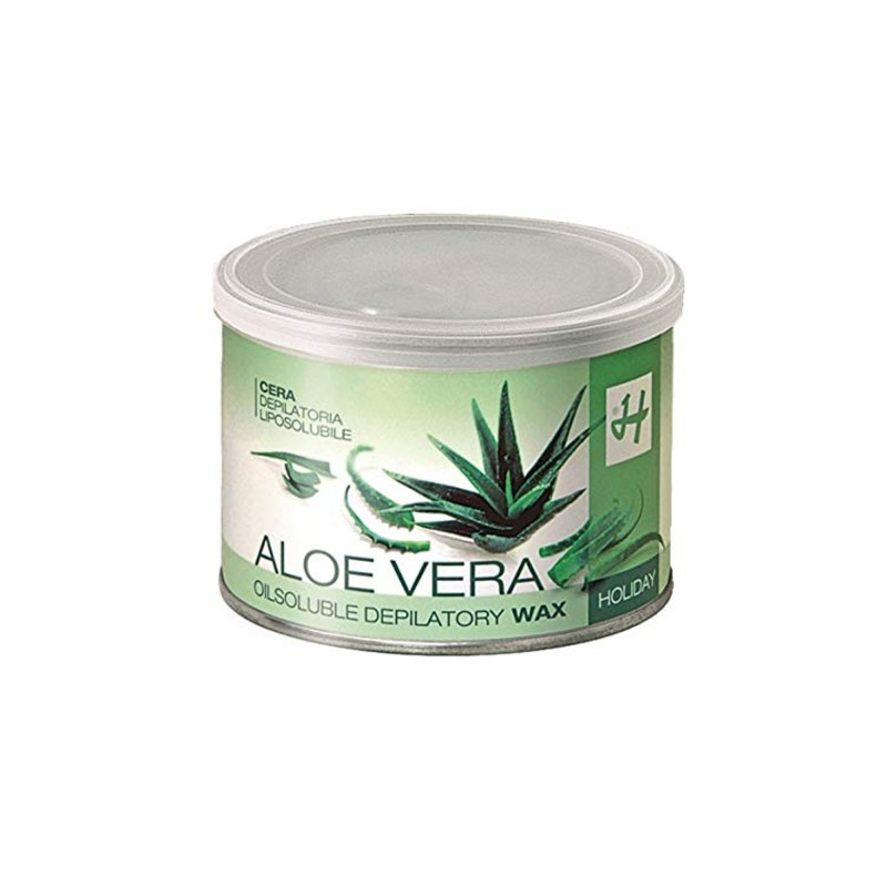 CERA in BARATTOLO depilatoria HOLIDAY ALOE VERA liposolubile 400ml CERA in BARATTOLO depilatoria HOLIDAY ALOE VERA liposolubile 400ml