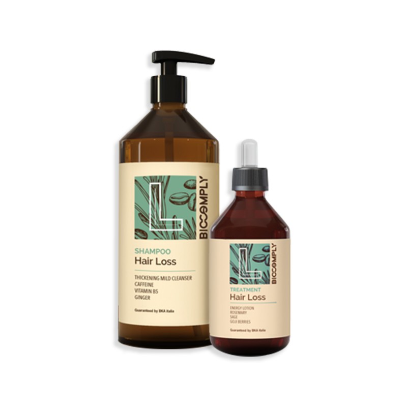KIT SHAMPOO + TRATTAMENTO ANTI HAIR LOSS BIOCOMPLY naturale vegetale caduta capelli KIT SHAMPOO + TRATTAMENTO ANTI HAIR LOSS BIOCOMPLY naturale vegetale caduta capelli