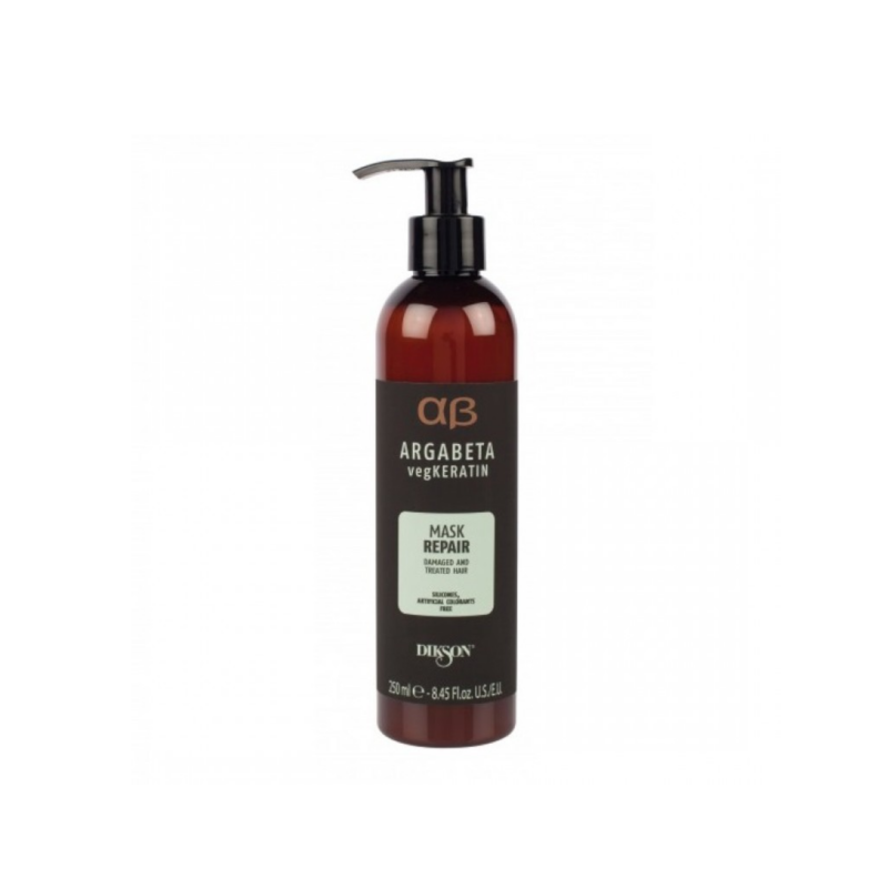 REPAIR MASK KERATINA VEGETALE ARGABETA DIKSON maschera capelli danneggiati 250ml REPAIR MASK KERATINA VEGETALE ARGABETA DIKSON maschera capelli danneggiati 250ml