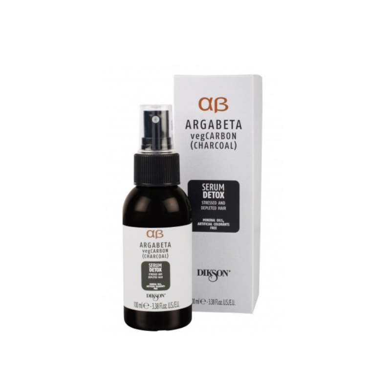 DETOX SERUM CARBONE VEGETALE ARGABETA DIKSON siero purificante per capelli 100ml DETOX SERUM CARBONE VEGETALE ARGABETA DIKSON siero purificante per capelli 100ml