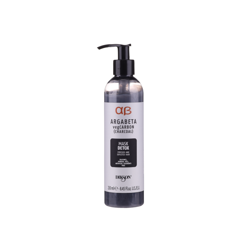 DETOX MASK CARBONE VEGETALE ARGABETA DIKSON maschera purificante x capelli 250ml DETOX MASK CARBONE VEGETALE ARGABETA DIKSON maschera purificante x capelli 250ml