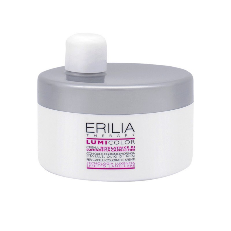 MASCHERA CAPELLI COLORATI e FINI ERILIA LUMICOLOR intensifica i riflessi 500ml MASCHERA CAPELLI COLORATI e FINI ERILIA LUMICOLOR intensifica i riflessi 500ml