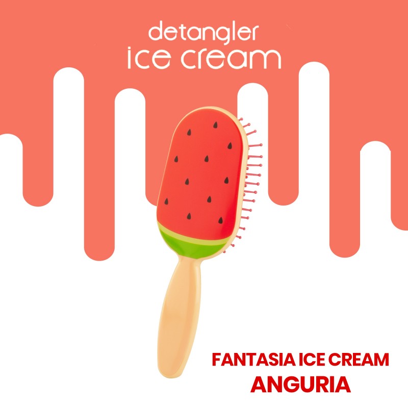 SPAZZOLA SCIOGLINODI ICE CREAM LABOR detangler per sciogliere nodi dei capelli SPAZZOLA SCIOGLINODI ICE CREAM LABOR detangler per sciogliere nodi dei capelli