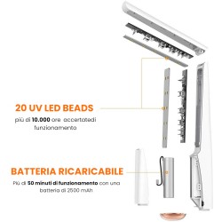 STERILIZZATORE PORTATILE UV LED - WAND 59S - elimina da oggetti 99,9% batteri STERILIZZATORE PORTATILE UV LED - WAND 59S - elimina da oggetti 99,9% batteri