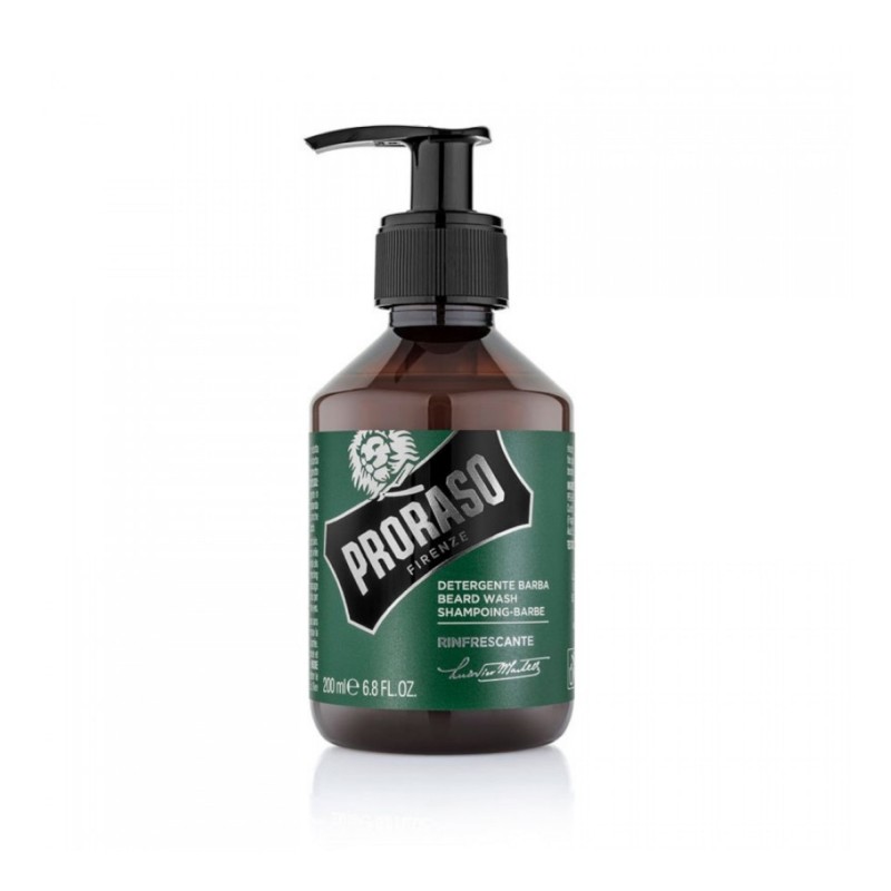 SHAMPOO DETERGENTE per BARBA e BAFFI PRORASO rimuove impurità ed odori 200ml SHAMPOO DETERGENTE per BARBA e BAFFI PRORASO rimuove impurità ed odori 200ml