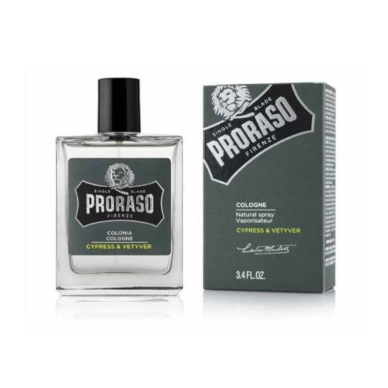 COLONIA da uomo PRORASO COLOGNE profumo maschile di Cypress e Vetyver 100ml