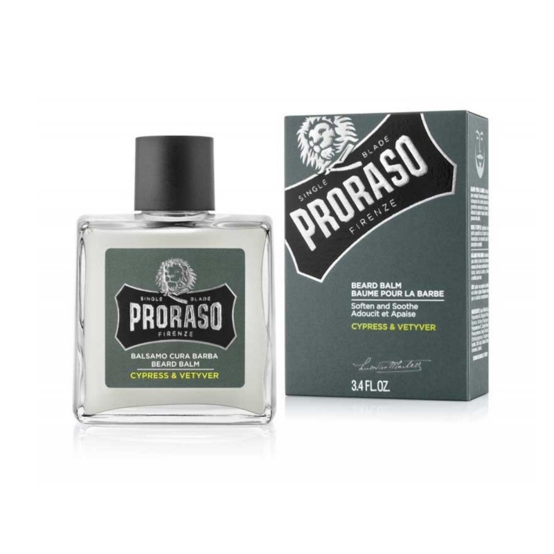BALSAMO CURA di BARBA e BAFFI PRORASO riduce il prurito beard balm 100ml