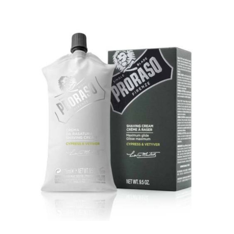 CREMA DA RASATURA PRORASO protegge e dona scorrevolezza durante la rasatura 275ml CREMA DA RASATURA PRORASO protegge e dona scorrevolezza durante la rasatura 275ml