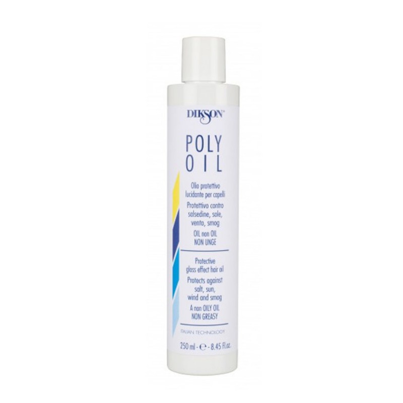 DIKSON POLY OIL olio lucidante protegge i capelli dal vento, sole e smog 250ml DIKSON POLY OIL olio lucidante protegge i capelli dal vento, sole e smog 250ml