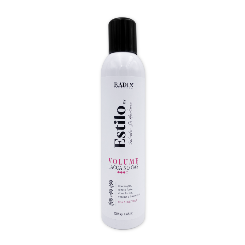 LACCA VOLUME NO GAS per capelli ESTILO dona forma, volume e lucentezza 300ml LACCA VOLUME NO GAS per capelli ESTILO dona forma, volume e lucentezza 300ml