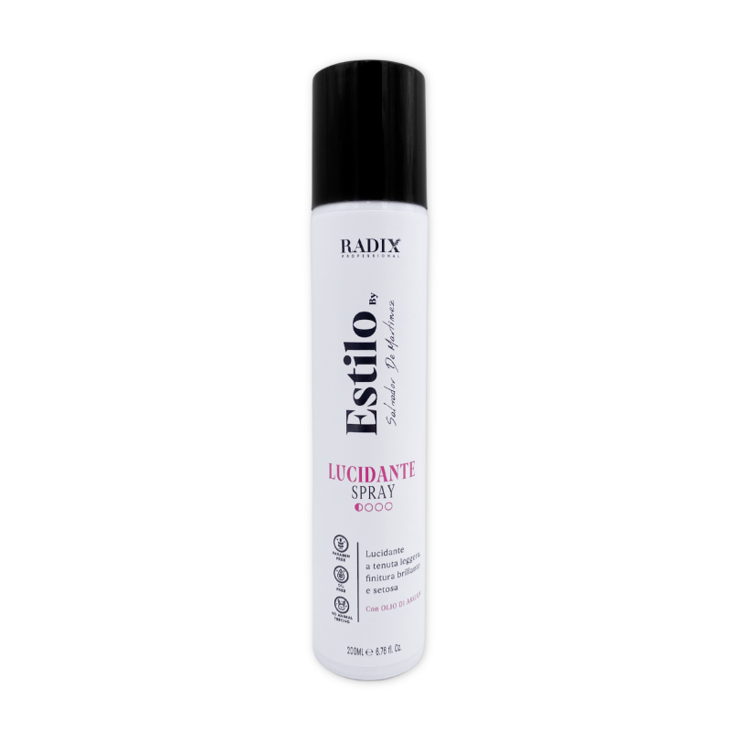 SPRAY LUCIDANTE per capelli ESTILO acconciatura brillante e setosa 200ml SPRAY LUCIDANTE per capelli ESTILO acconciatura brillante e setosa 200ml