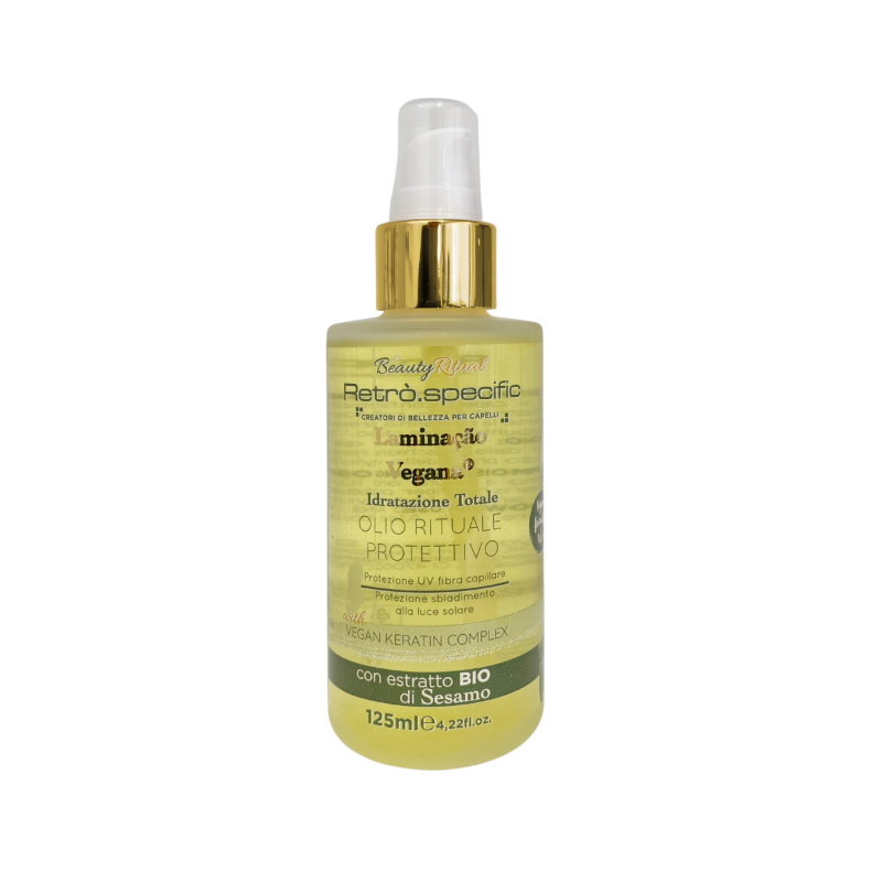 LAMINACAO VEGANA OLIO RITUALE PROTETTIVO ristruttura e rafforza la fibra capillare 125ml LAMINACAO VEGANA OLIO RITUALE PROTETTIVO ristruttura e rafforza la fibra capillare 125ml